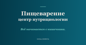 Пищеварительная система как центр нутрициологии - почему всё начинается с кишечника