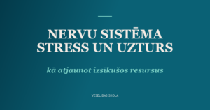 Nervu sistēma: stress, adaptācija un uzturs