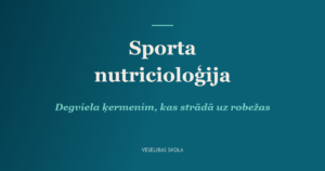 Sporta nutricioloģija: kā ķermenis kļūst spēcīgs un atjaunojas ātrāk